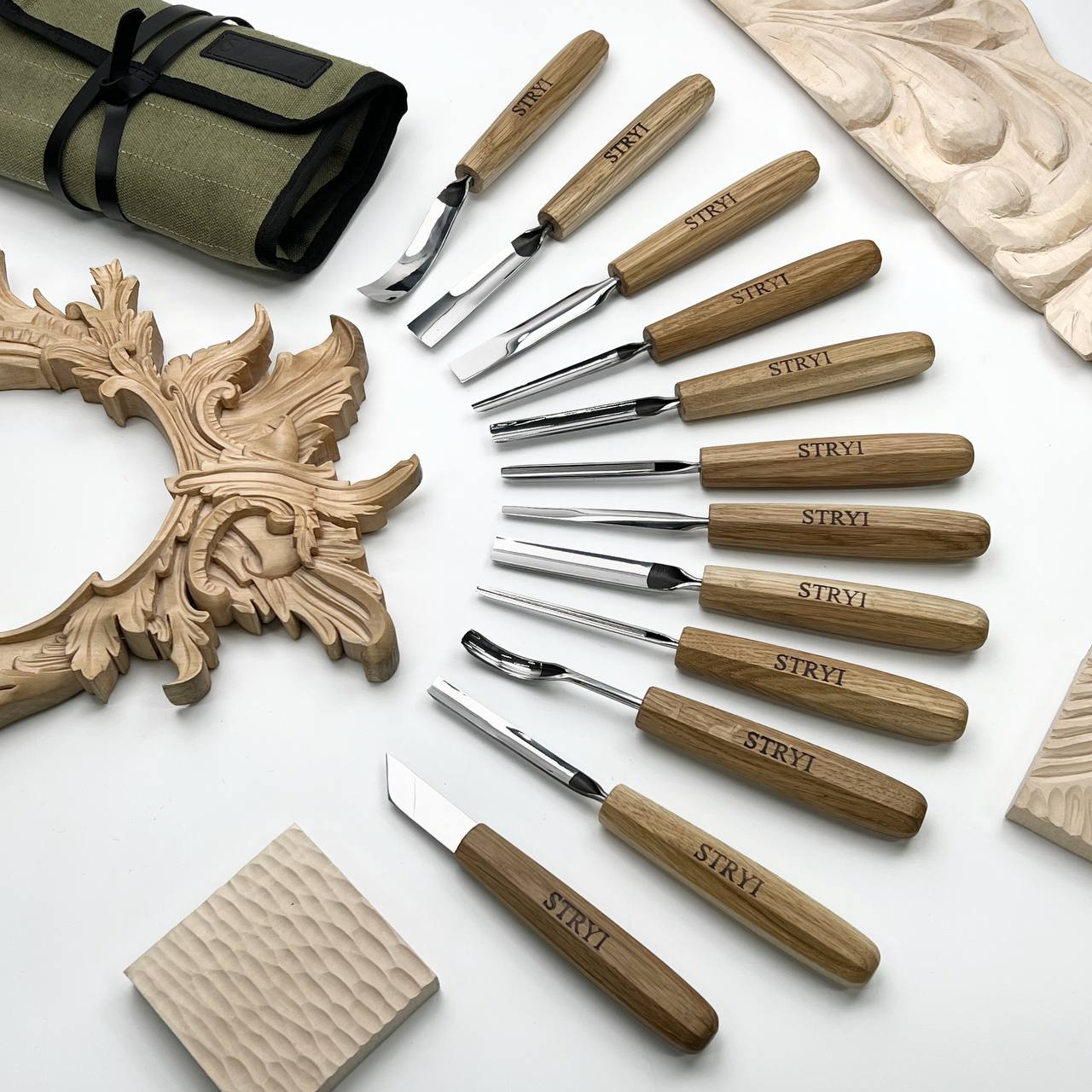 Toolset for relief carving