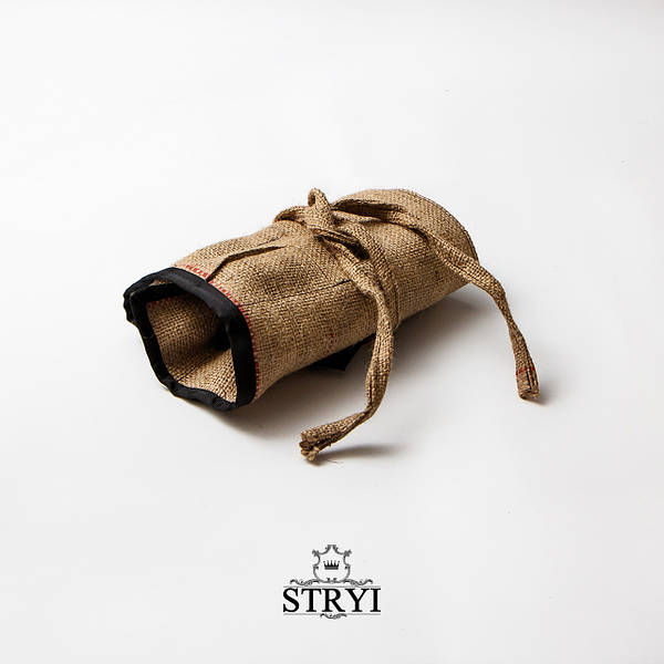 Burlap Storage Roll-case for storage 15 chisels, Tool organiser
