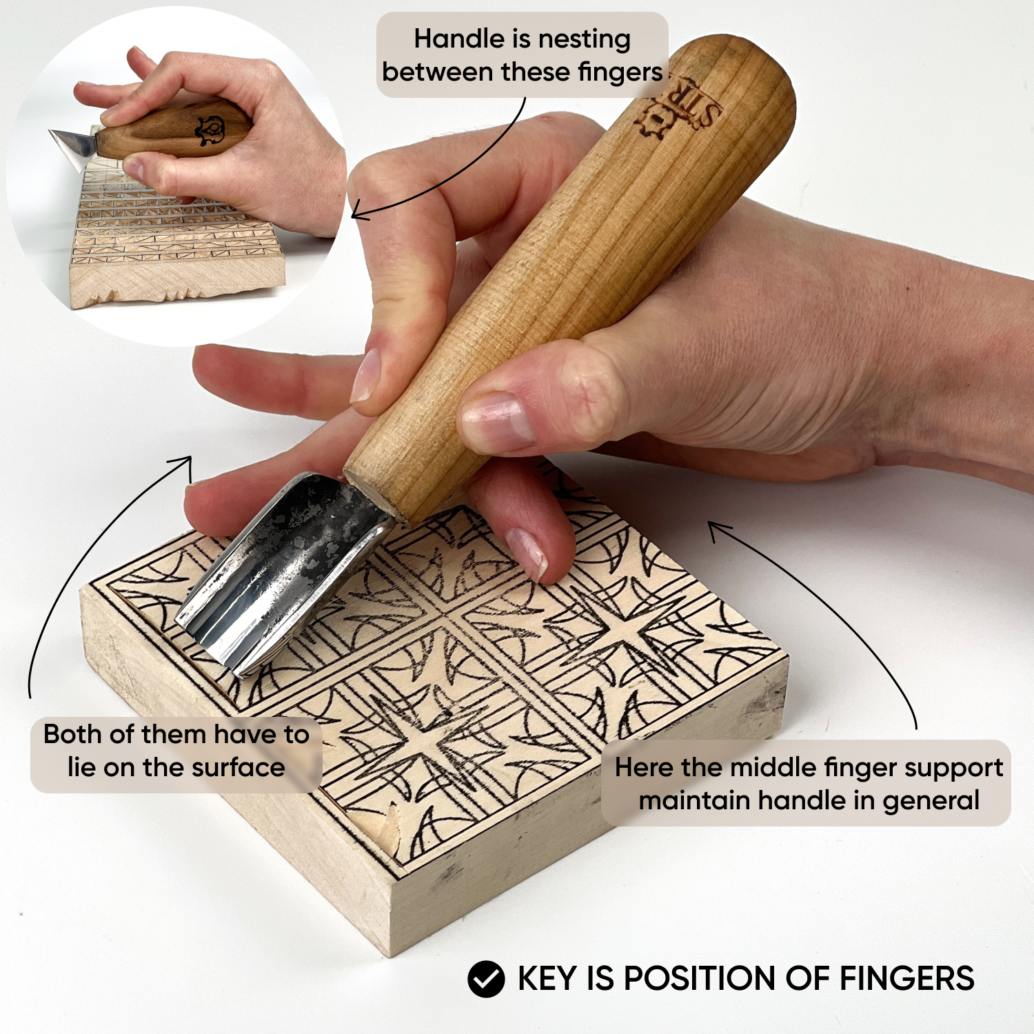 Start Wood carving kit STRYI, Wood carving for beginners, Gift for everyone
