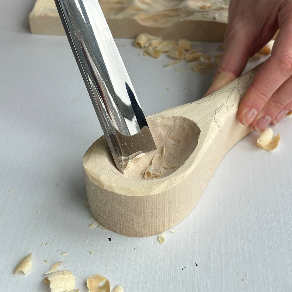 Large sculpture chisel, 8 profile Heavy-duty Gouge, Woodworking tools, Making furniture, Hand woodworking tools