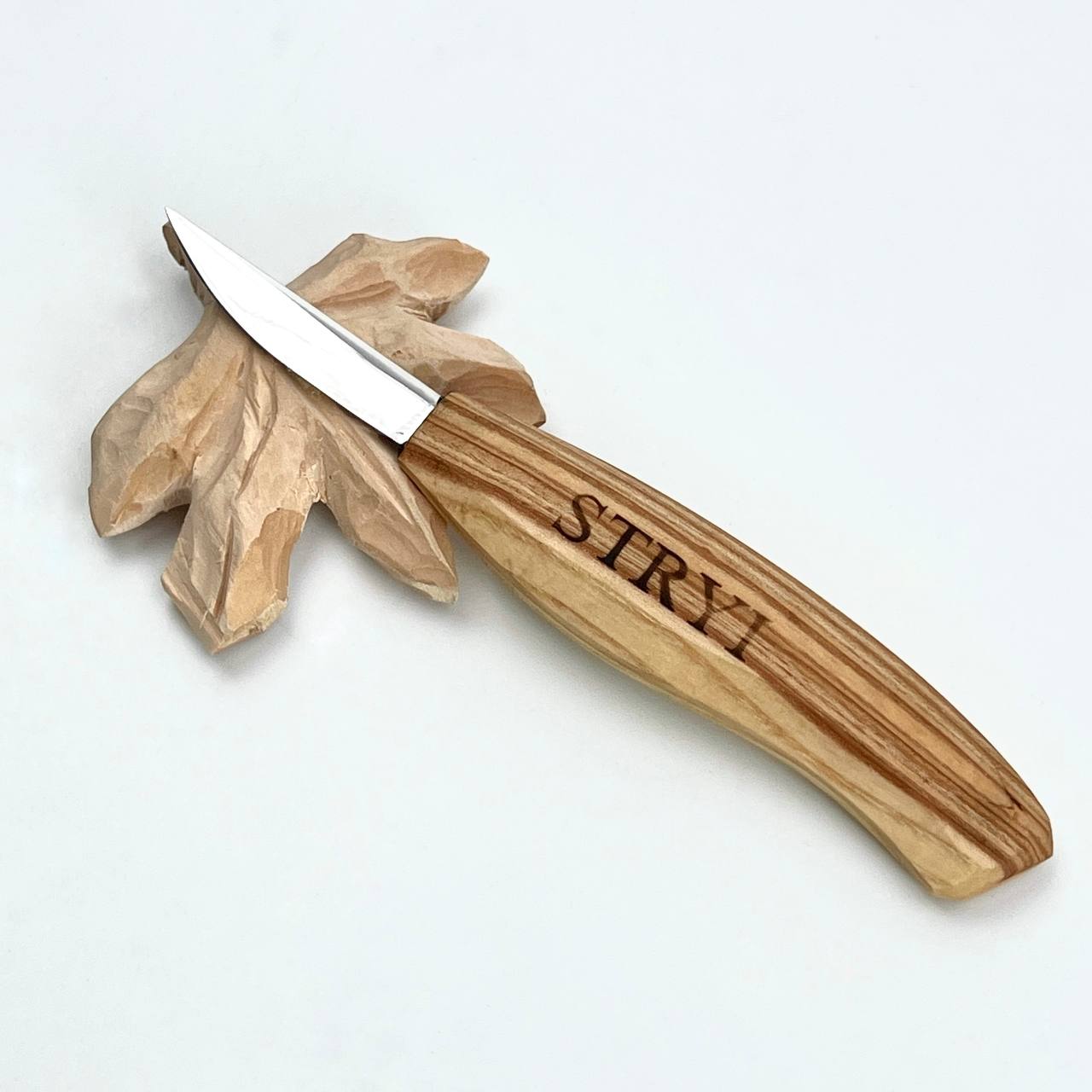 Whittling knife for wood carving 58mm STRYI Profi, Sloyd knife, Carving figurines, Carving knife