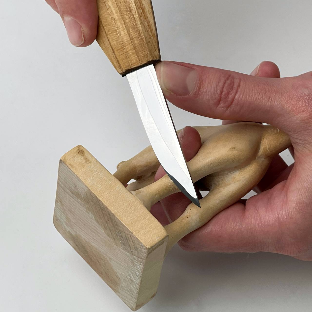 Whittling knife for wood carving 58mm STRYI Profi, Sloyd knife, Carving figurines, Carving knife