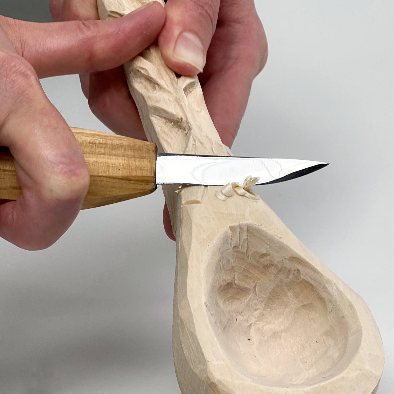 Whittling knife for wood carving 58mm STRYI Profi, Sloyd knife, Carving figurines, Carving knife