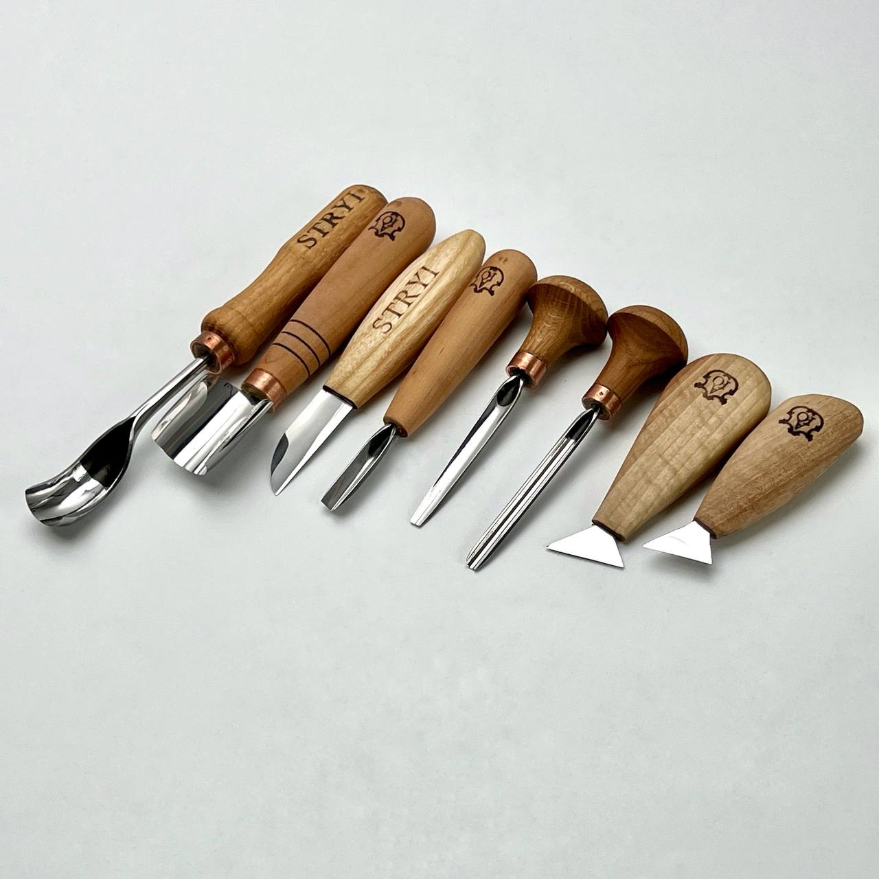 Versatile Wood carving kit STRYI Profi 12 pcs Gift for graduation, Free video tutorial