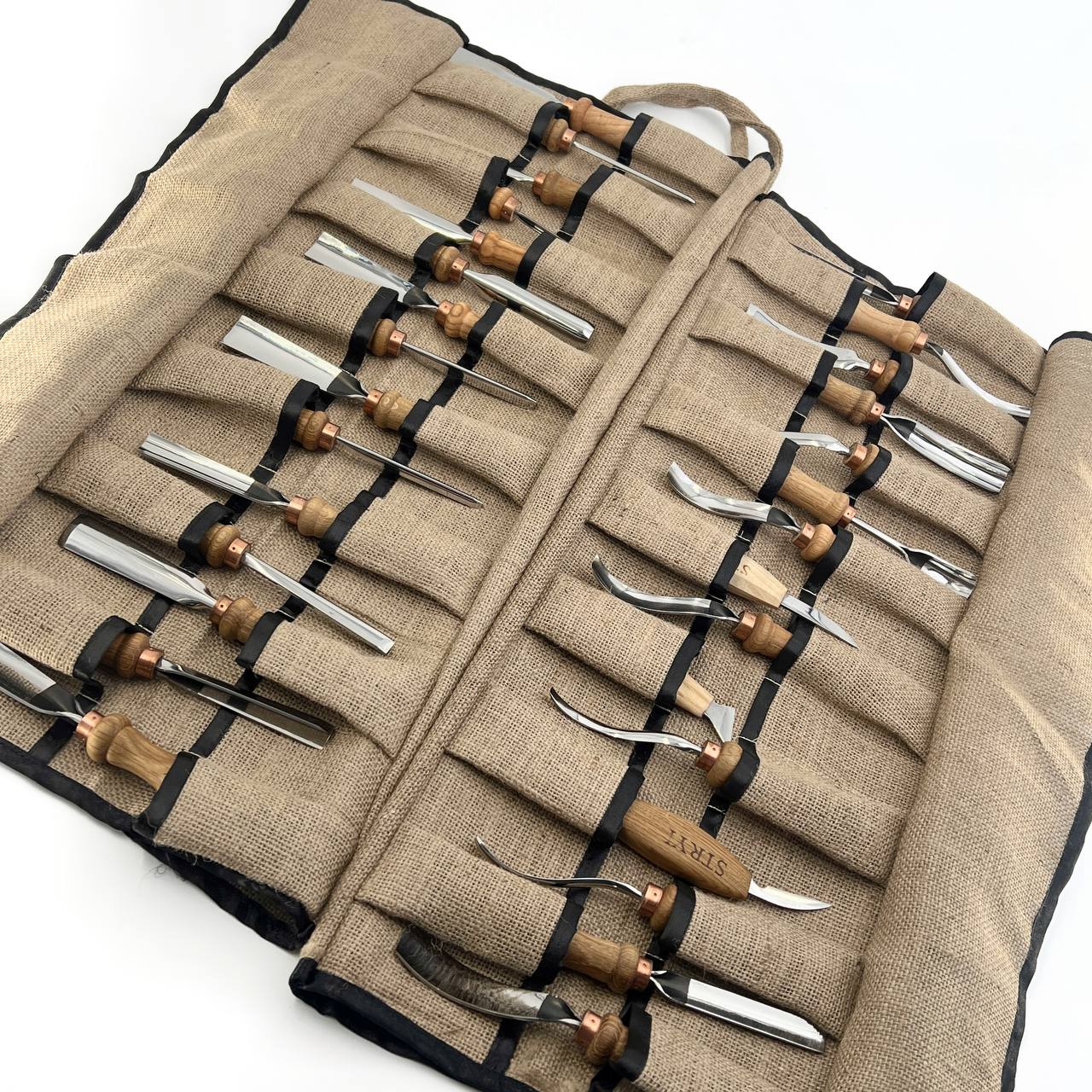 Woodcarving tools set 30pcs STRYI Profi, Gouges set, Chisels set, Woodworking tools