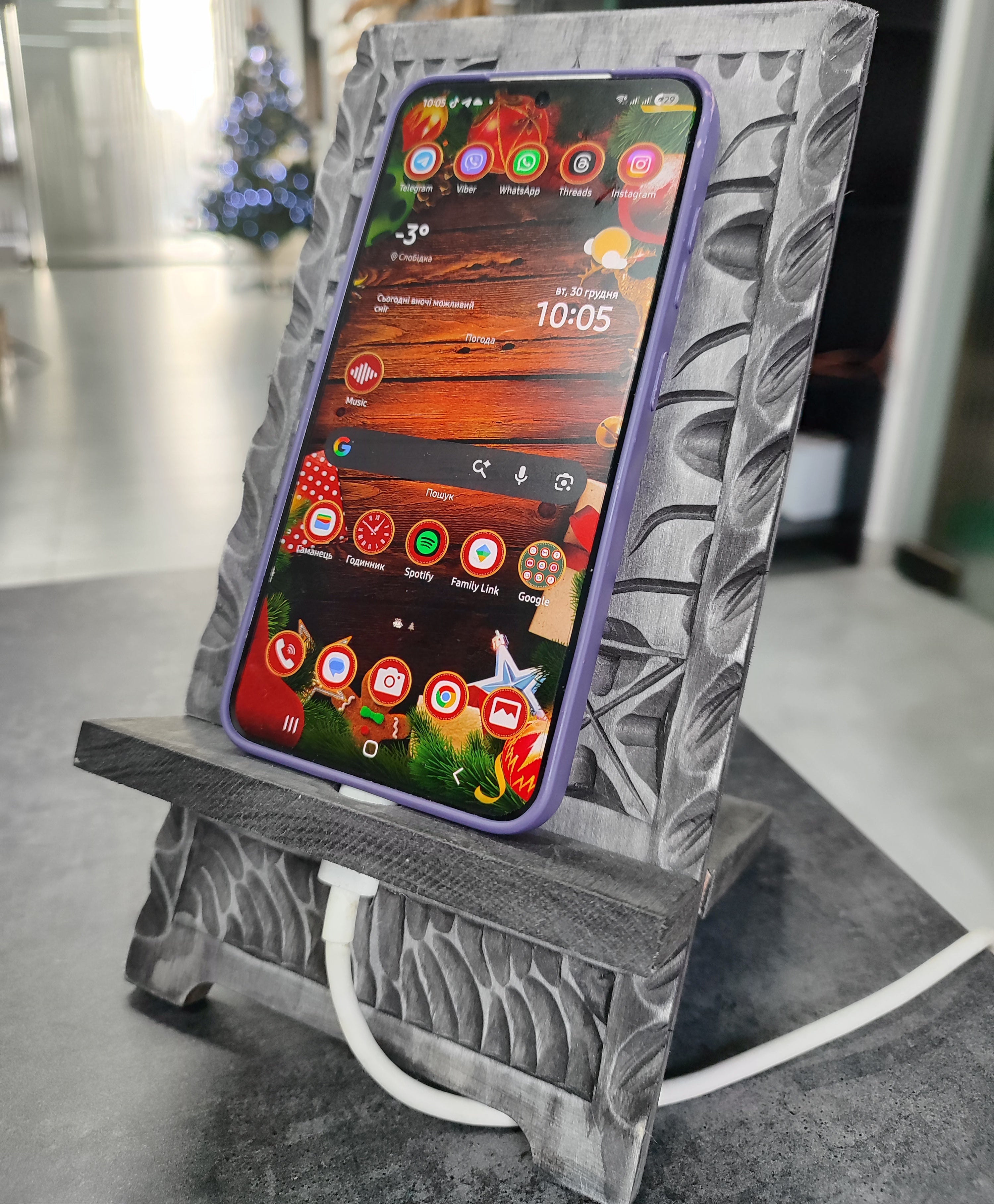 📱 DIY Wood Carving Kit: Mobile Phone Stand, Craft kit, Gift box for everyone