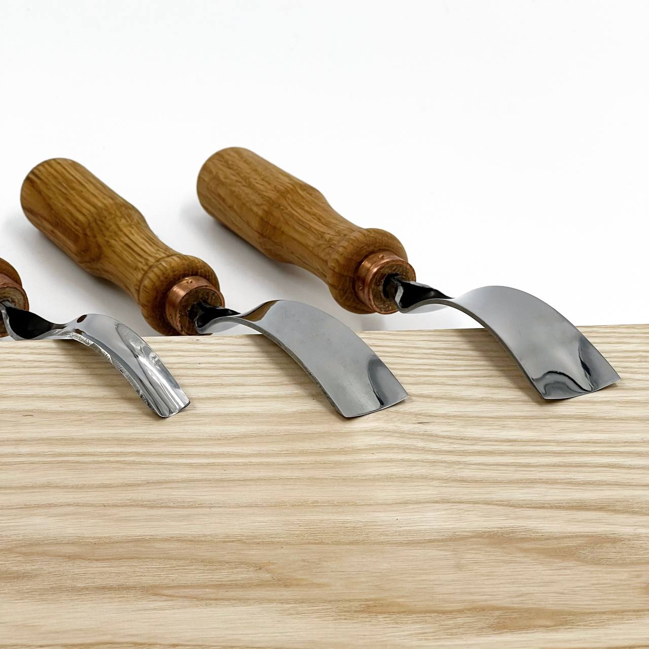 Revers bent gouge STRYI Profi, Carving grapes, Relief carving tools, Back bent gouges