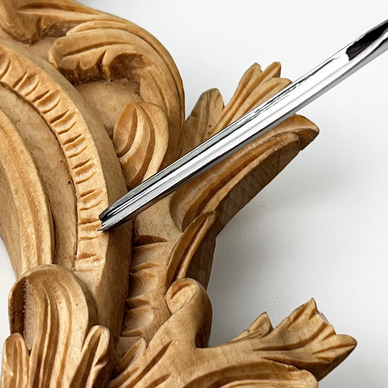 Palm carving tool STRYI Profi sweep #9, Linocutting tool, Burin Engraver, Detailed tool, Palm gouge