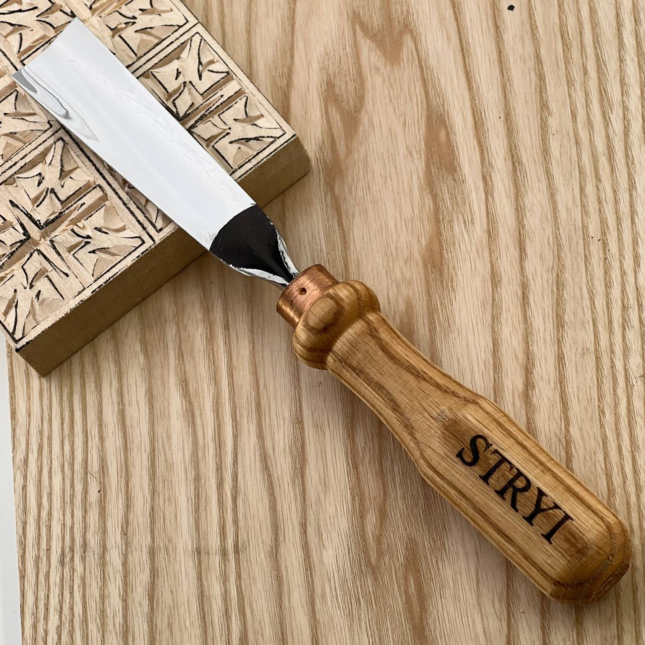 Basic wood carving toolset for relief carving, 5pcs STRYI Profi, Carving kit