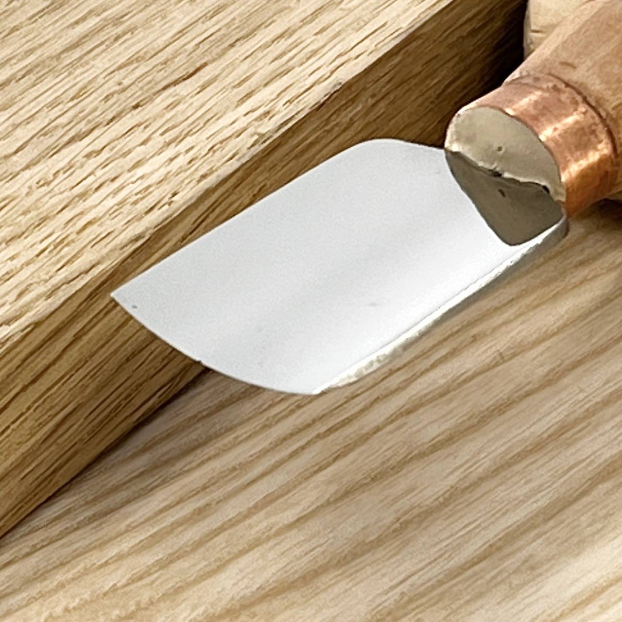 Short wood carving tools, sloping gouge 25mm STRYI-AY Profi