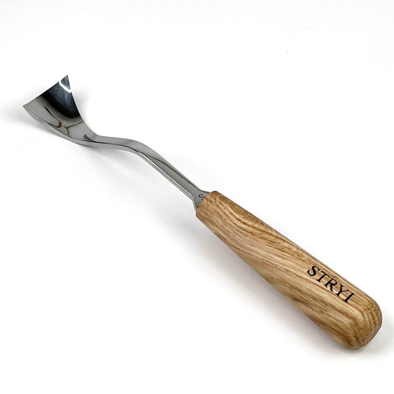 STRYI Maestro 40mm Large Bent Gouge for Spoons and Bowl Carving