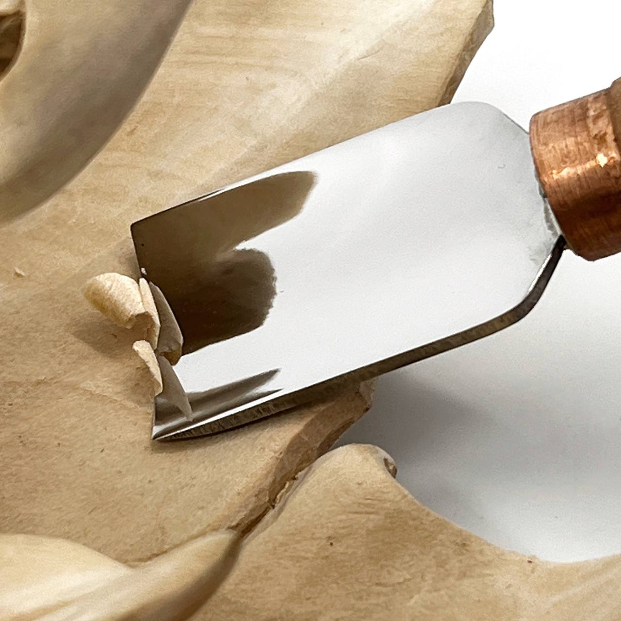 Short wood carving tools, sloping gouge 25mm STRYI-AY Profi