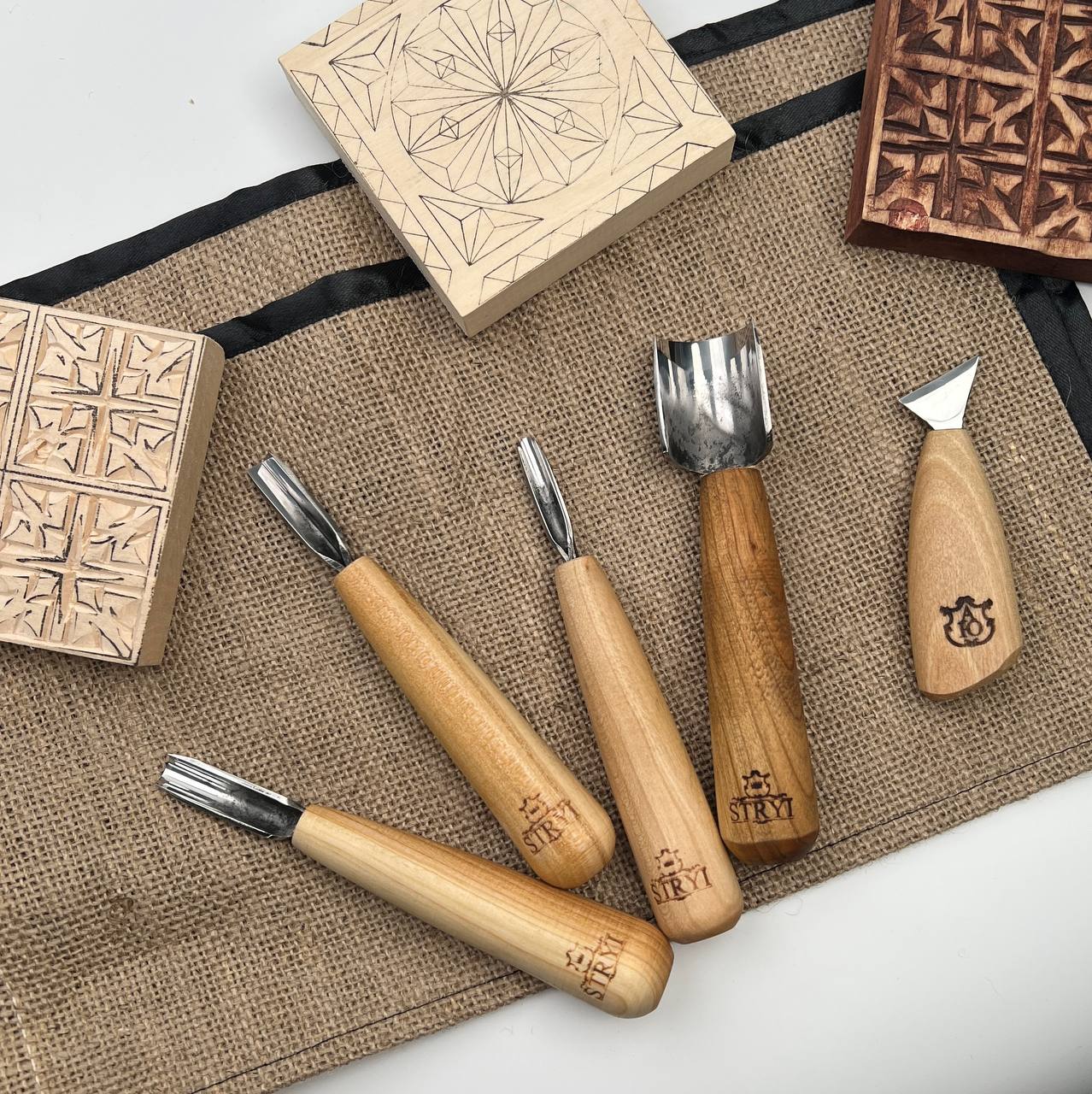 Wood carving kit for starter, Craft tools for schools