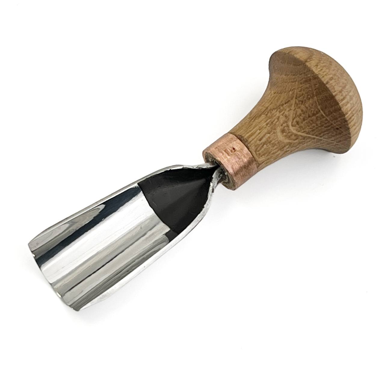 Short Palm Rounded Gouge for relief carving and texturing