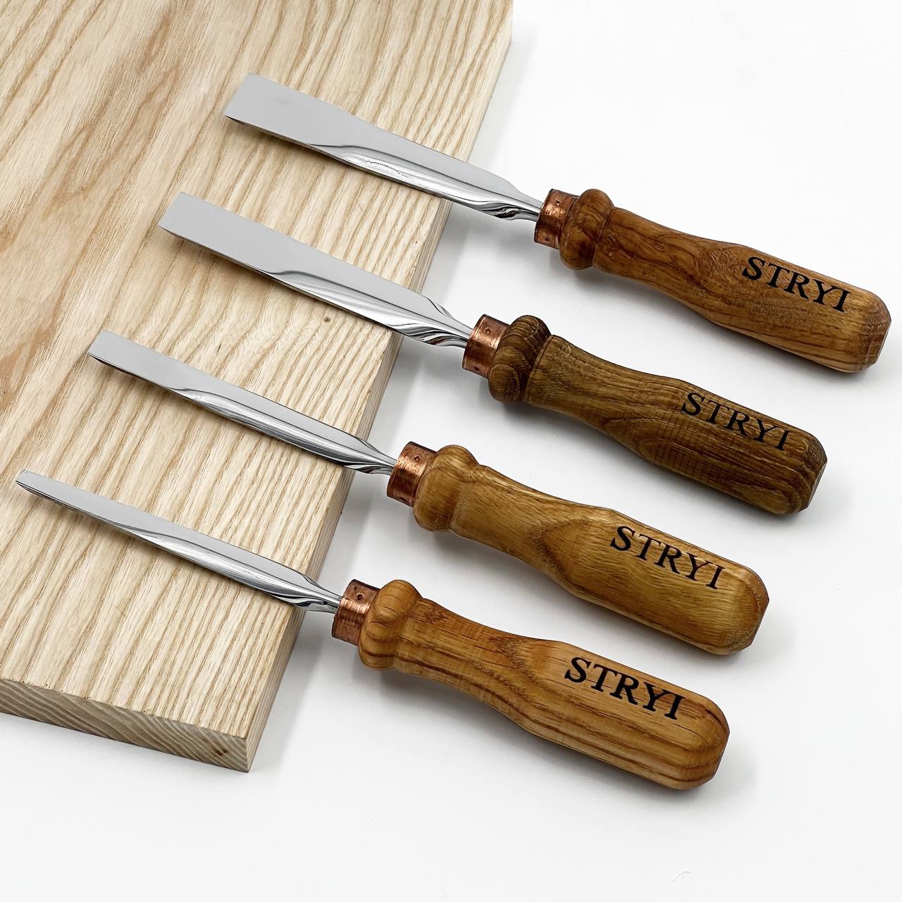 Gouge #1 Straight Chisel STRYI Profi, Flat Chisel, Gouges, Stryi carving tools