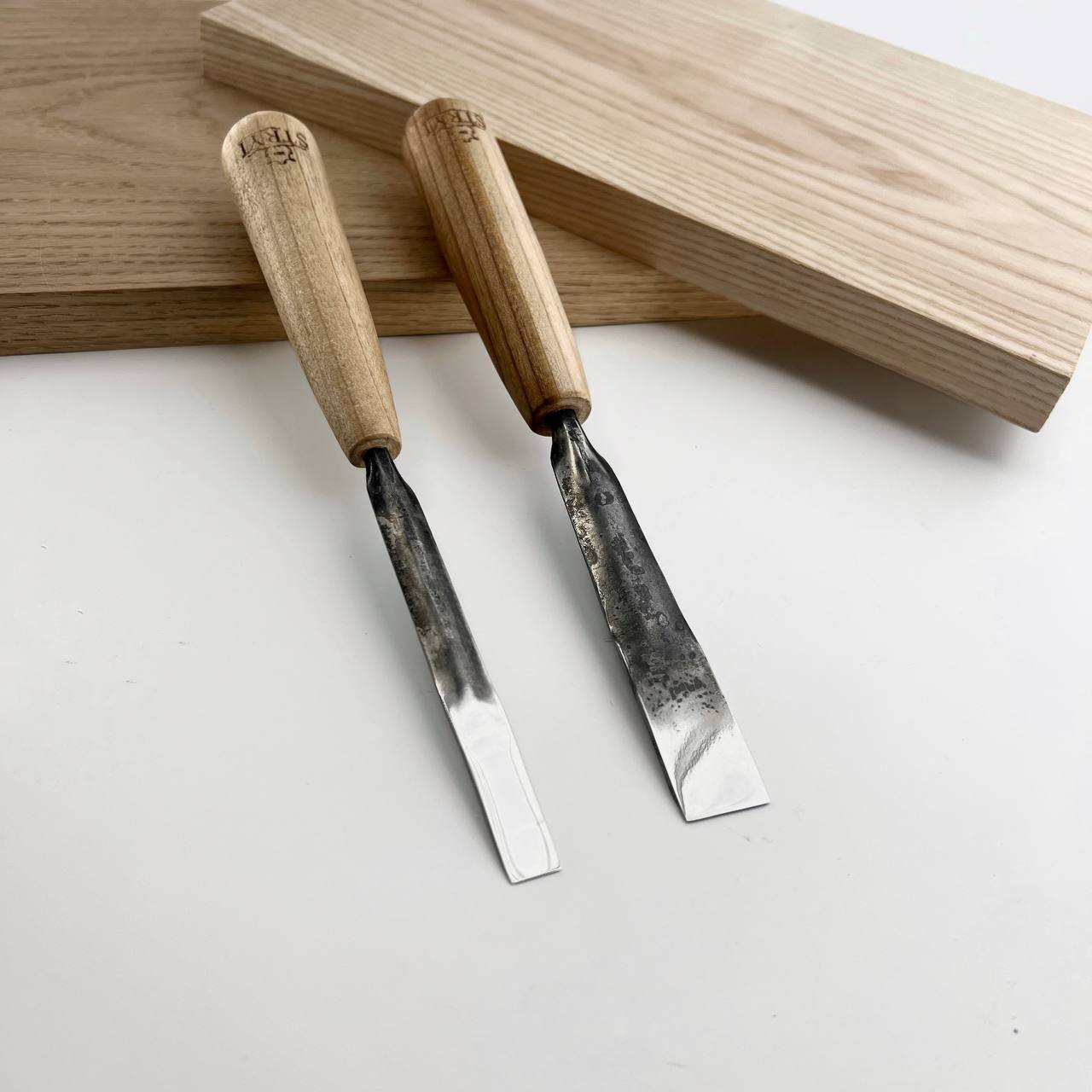 Gouge #1 straight chisel STRYI Standart, Flat chisel, Straight gouge