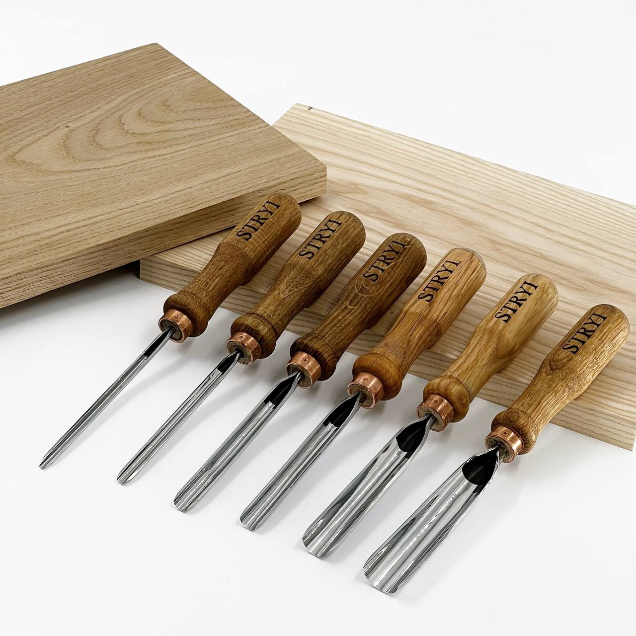 Gouge #9 profile Woodcarving chisel STRYI Profi, Gouge, Rounded chisel, Relief carving