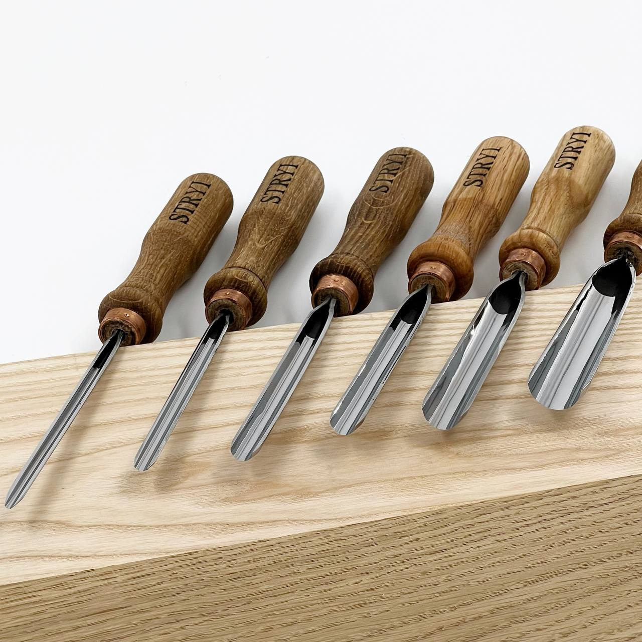 Gouge #9 profile Woodcarving chisel STRYI Profi, Gouge, Rounded chisel, Relief carving