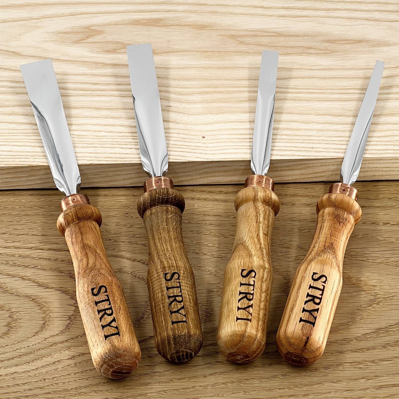 Gouge #1 Straight Chisel STRYI Profi, Flat Chisel, Gouges, Stryi carving tools