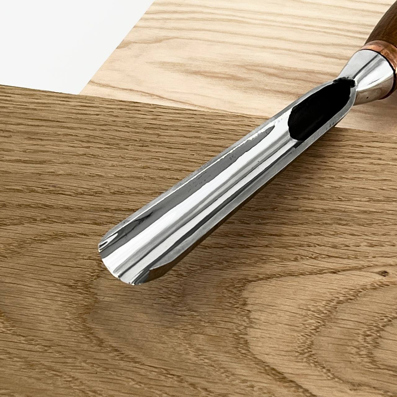 Große Bildhauerröhre, Hochleistungsmeißel, 9 Profil Halbrund, STRYI Profi, Bildhauerwerkzeuge