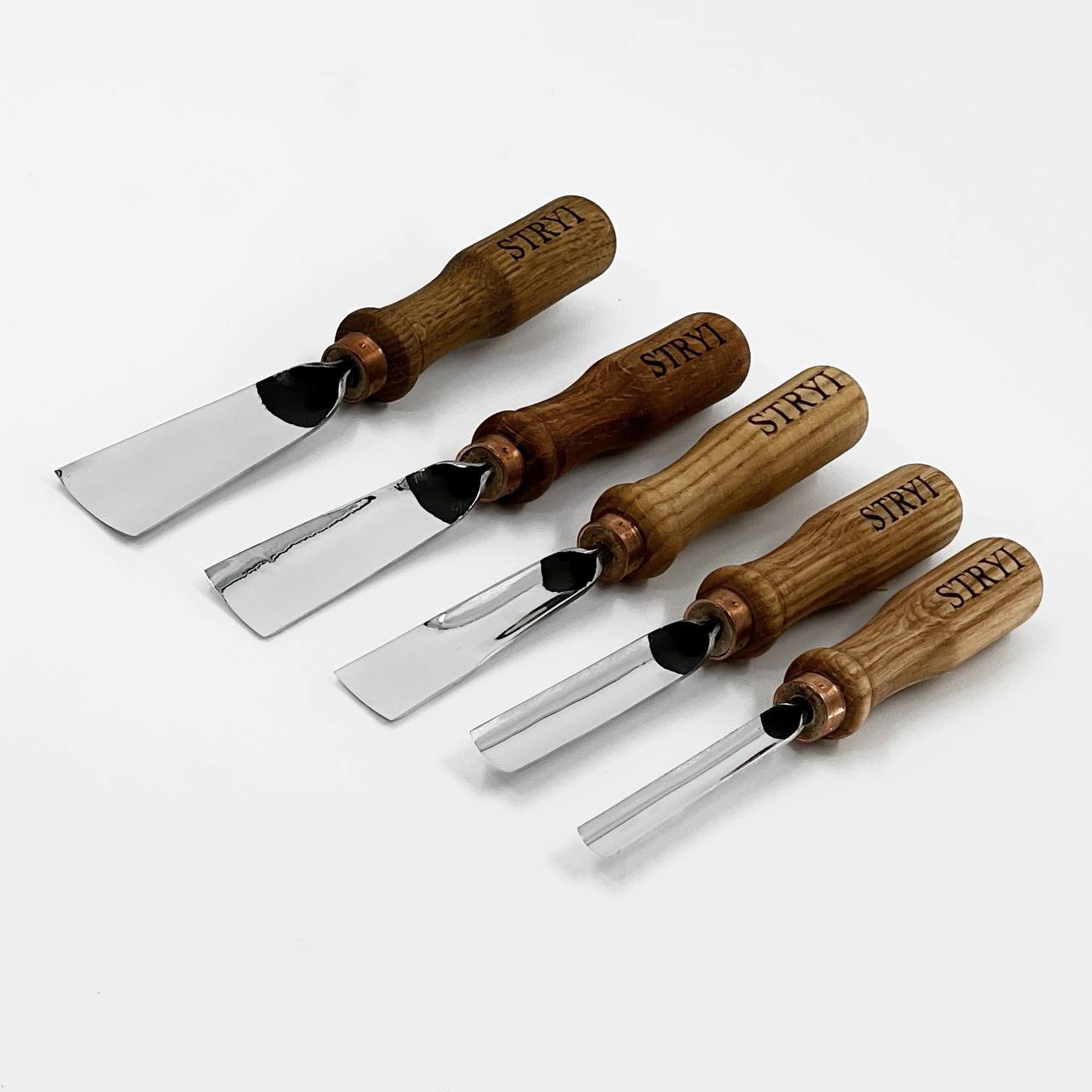 Gouge #5 profile, Straight chisel STRYI Profi, Stryi carving tools, Gouges, Forged tools