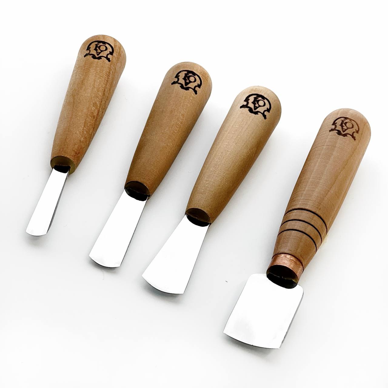 Short wood carving tools, sloping gouge 25mm STRYI-AY Profi