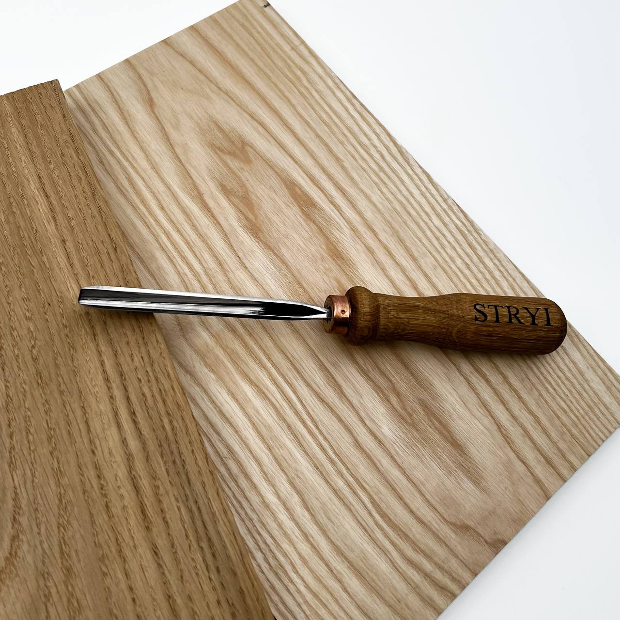 V-parting chisel 35 degree STRYI Profi, Wood carving tools, Narrow Chisels