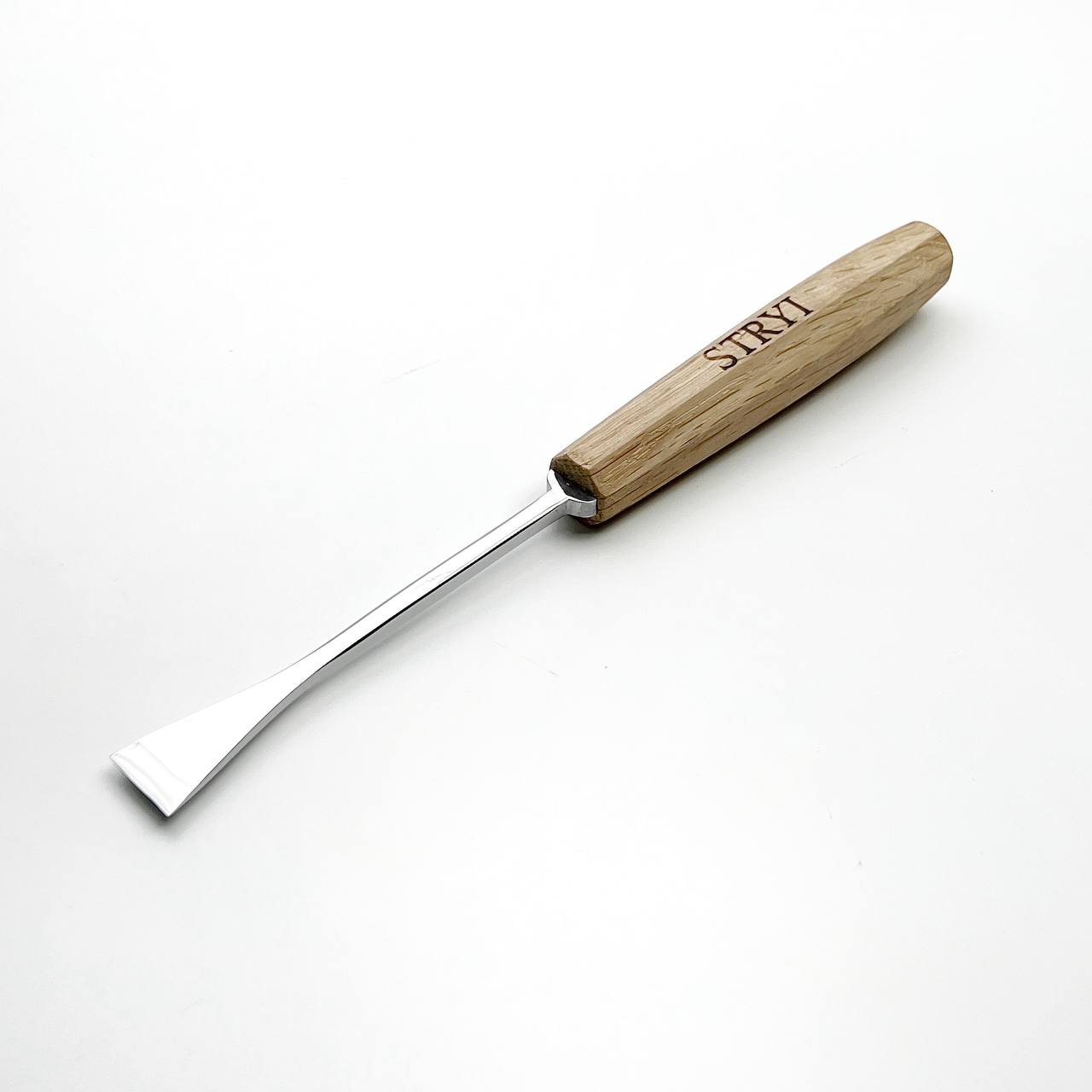 Fishtail Flat Chisel for relief carving and detailing, NEW Line STRYI MAESTRO