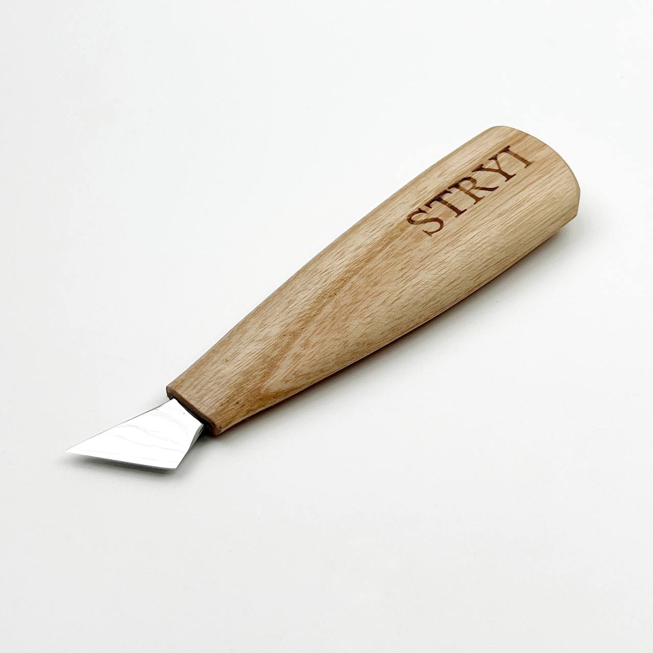 Chip carving knife 20mm STRYI Profi, Carving tools, Triangle knife, Chip carving tool