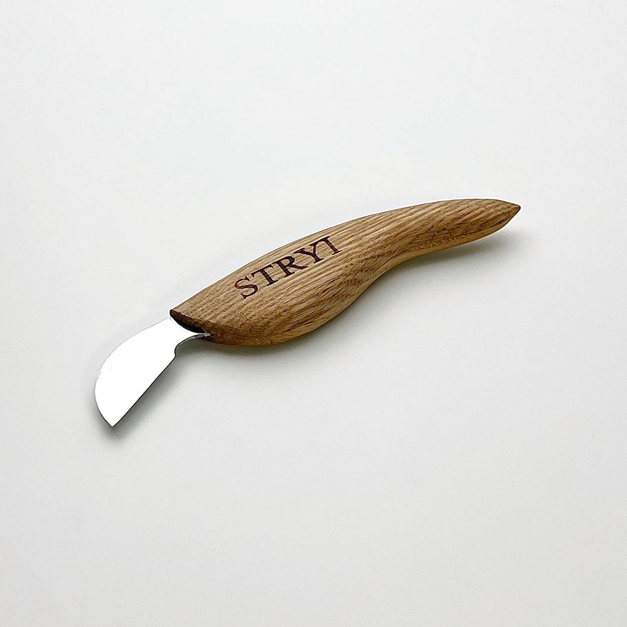 Knife for chip carving  30mm STRYI, Carving knife, Carving tools, Forged knife, Stryiwoodcarving
