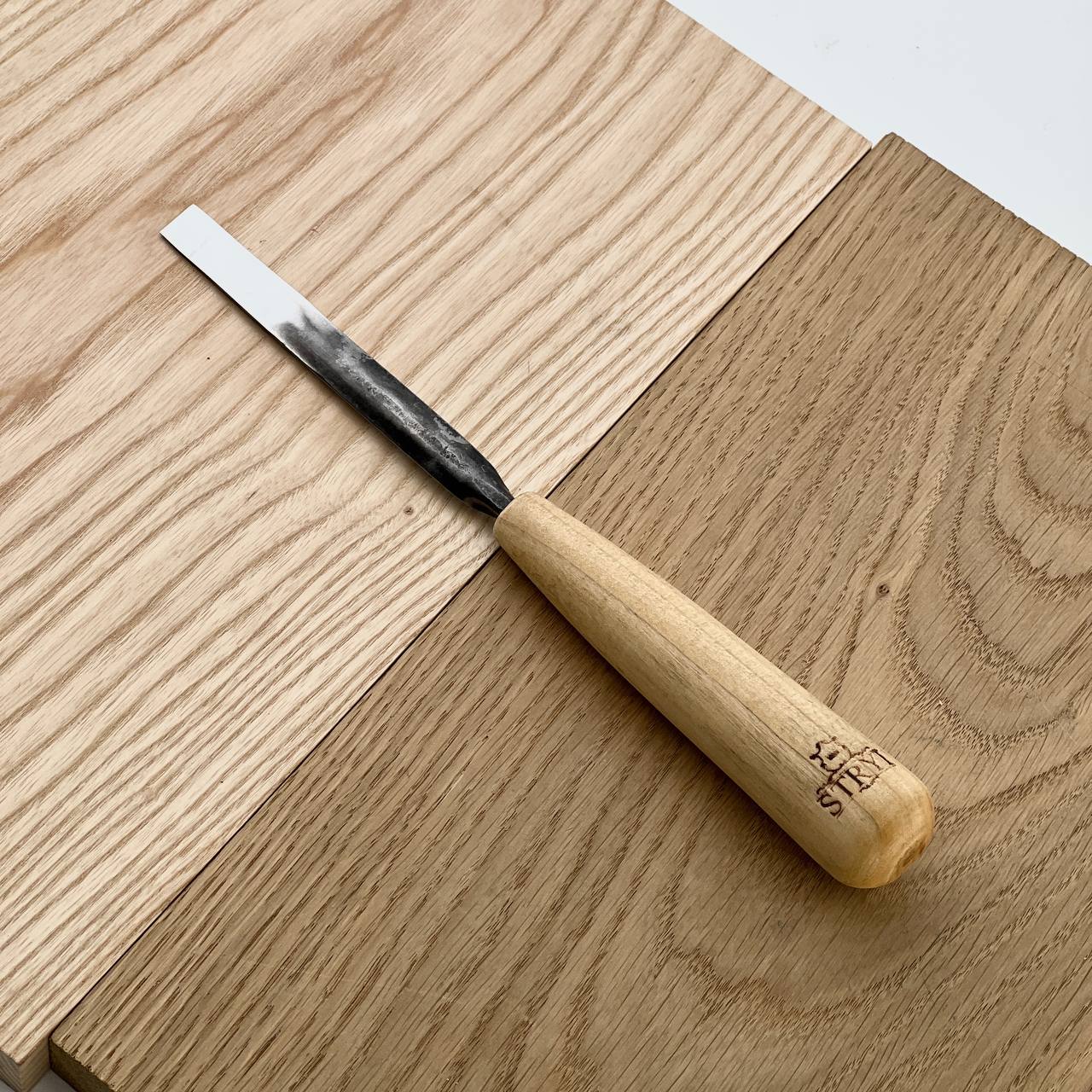 Gouge #1 straight chisel STRYI Standart, Flat chisel, Straight gouge