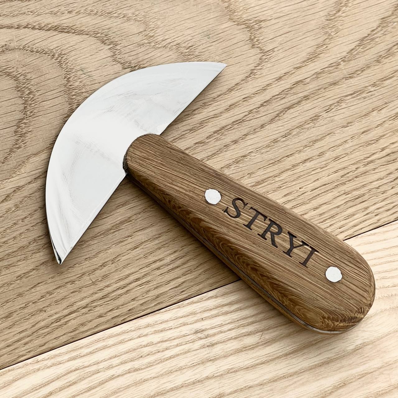 Knife for leather craft STRYI Profi, Leather knife, Leather processing, Thin blade knife for leather cutting