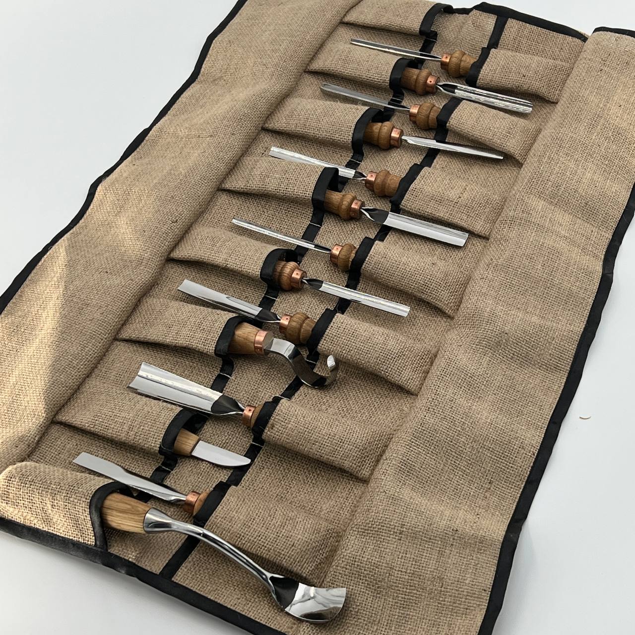 Versatile Сarving Toolset of 14 pcs for relief caving, Making figurines, Chisels set