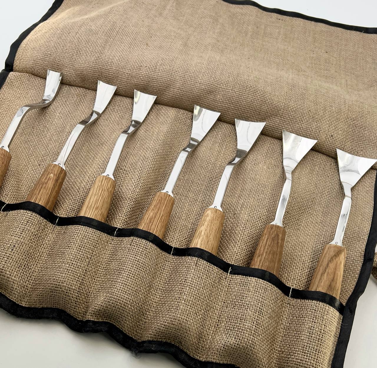 STRYI Maestro Large Bent Gouge for Relief carving, Spoons and Bowl Carving, Furniture making