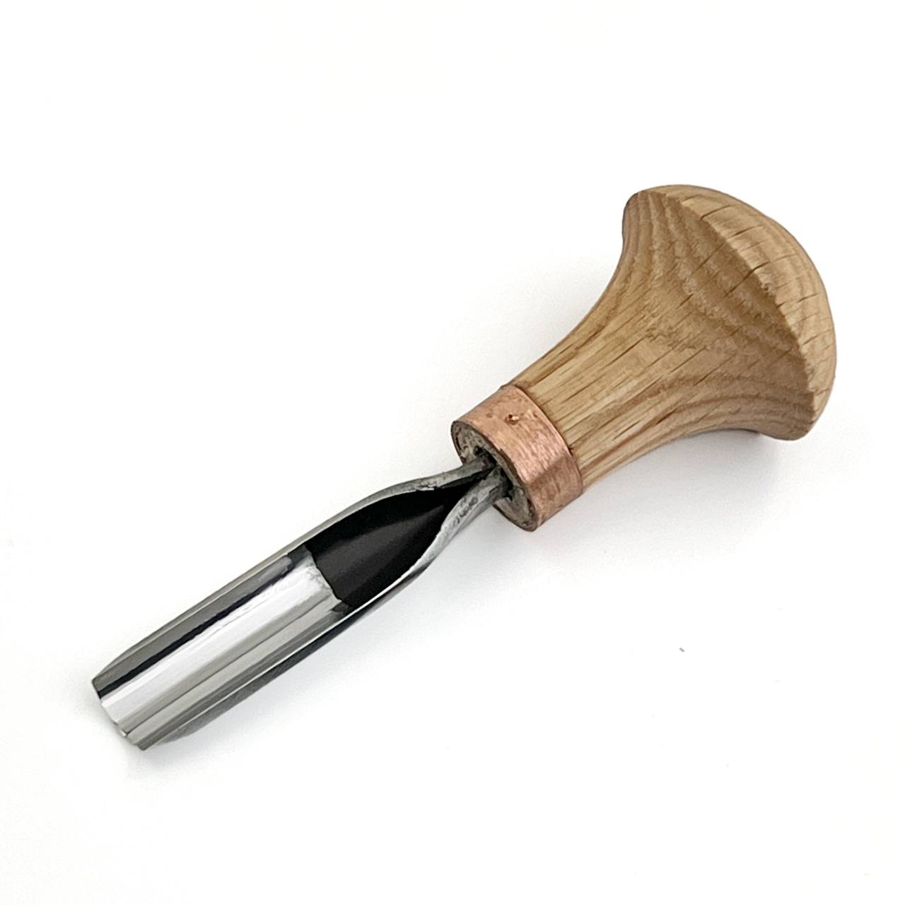 Short Palm Rounded Gouge for relief carving and texturing