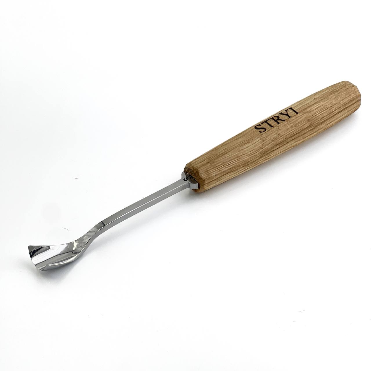 Forged Short Bent Gouge with Beveled Edges