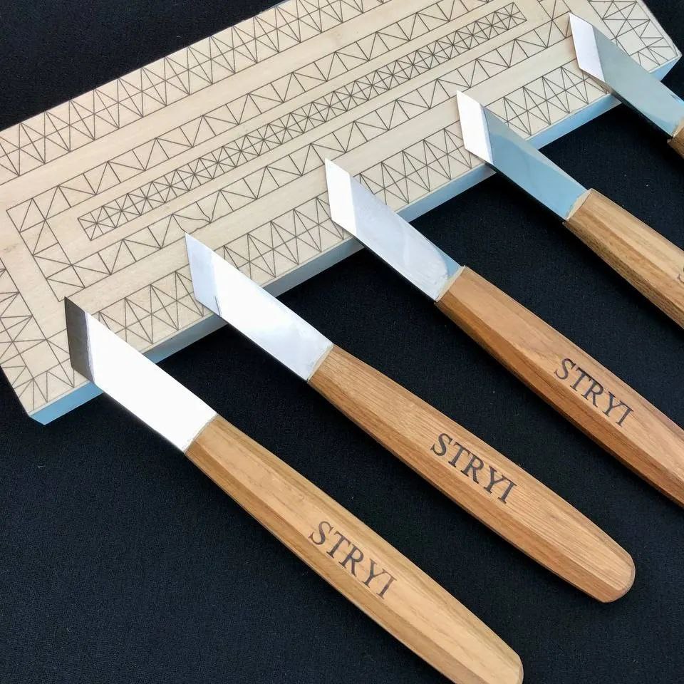 Wood carving force knife STRYI Profi, camping knife
