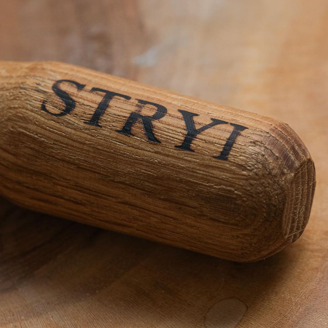 Short bent gouge 20mm, Spoon gouge STRYI Profi, Bowl carving tool