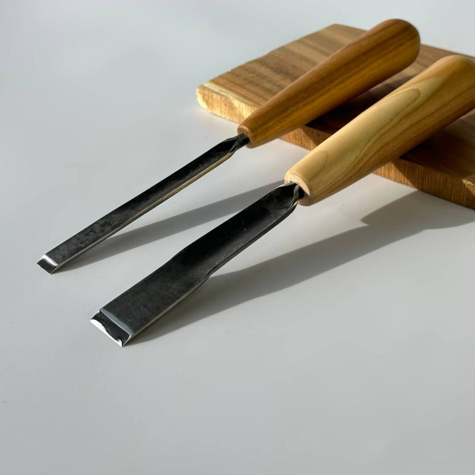 Gouge #1 straight chisel STRYI Standart, Flat chisel, Straight gouge