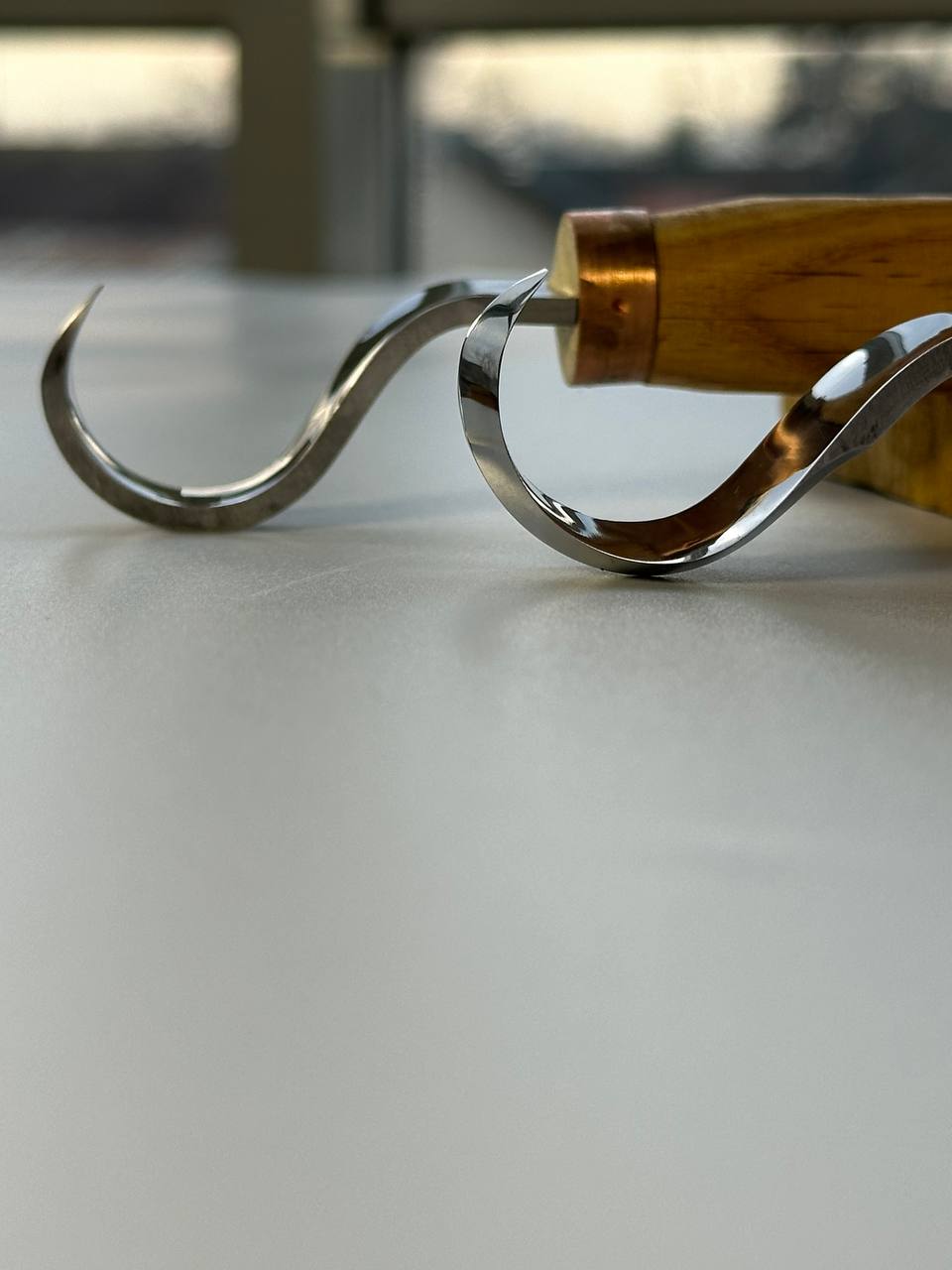 Cuchara, cuenco y cuchillo para trinchar kuksa, filo afilado, 25 mm STRYI Profi