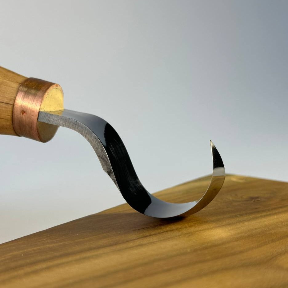 Cuchara, cuenco y cuchillo para trinchar kuksa, filo afilado, 25 mm STRYI Profi