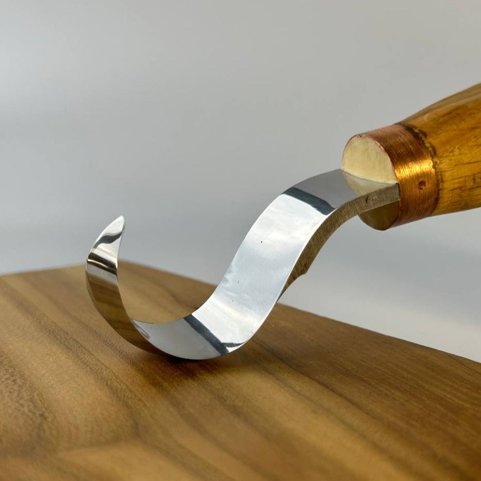 Cuchara, cuenco y cuchillo para trinchar kuksa, filo afilado, 25 mm STRYI Profi