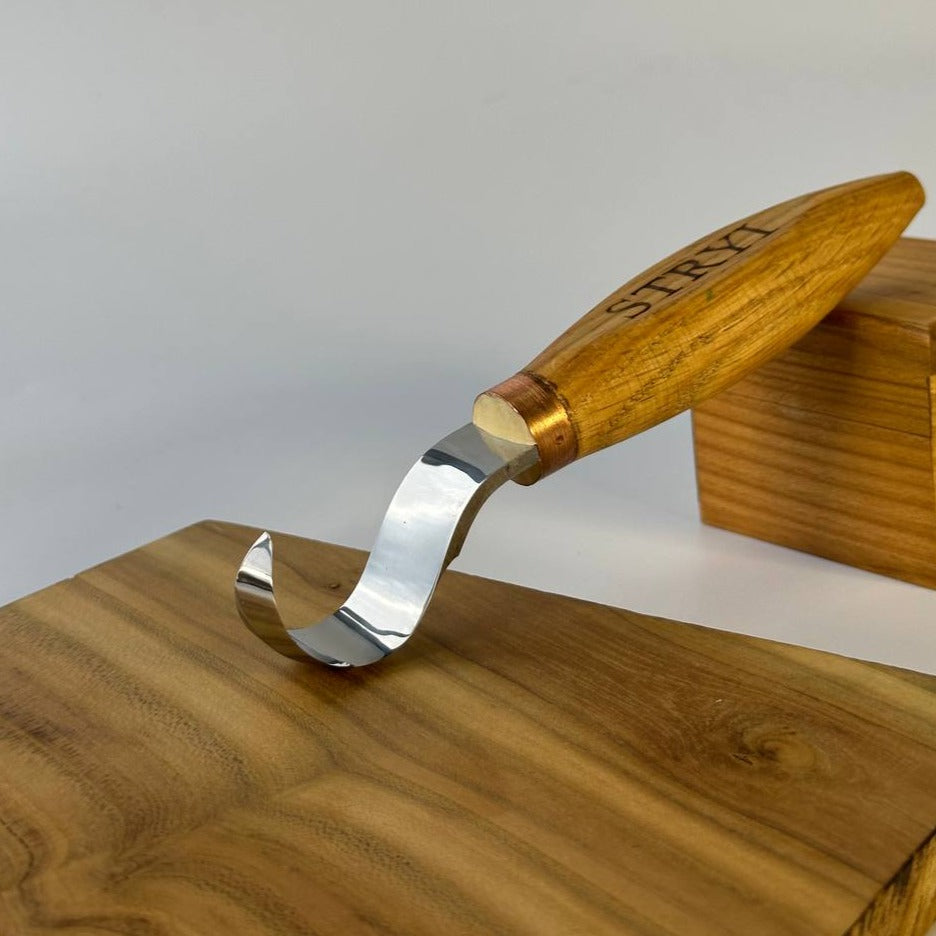 Cuchara, cuenco y cuchillo para trinchar kuksa, filo afilado, 25 mm STRYI Profi