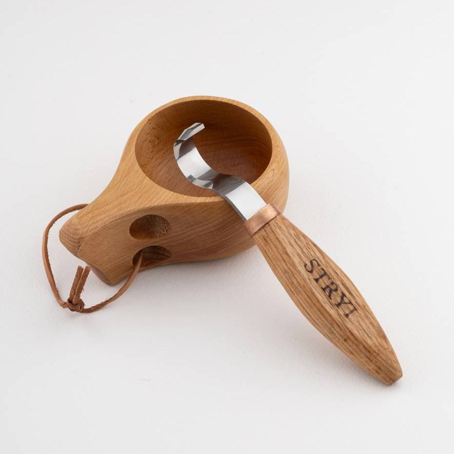 Spoon hook knife 40mm STRYI Profi bowl and Kuksa carving, Hook knife, Spoon knife