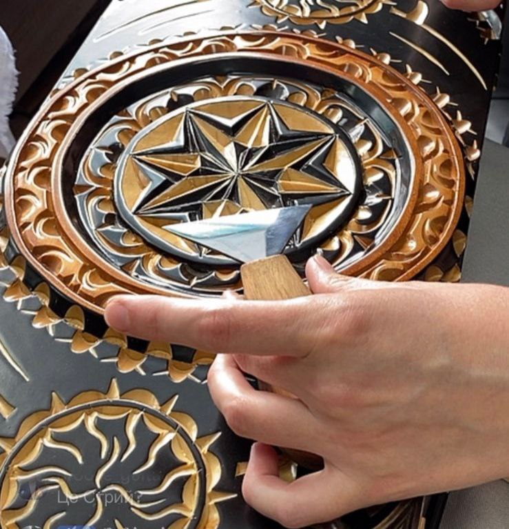 Cuchillo moderno para tallar madera 70mm, cincel de cuchillo para tallar viruta ancha STRYI&Adolf Yurev Profi