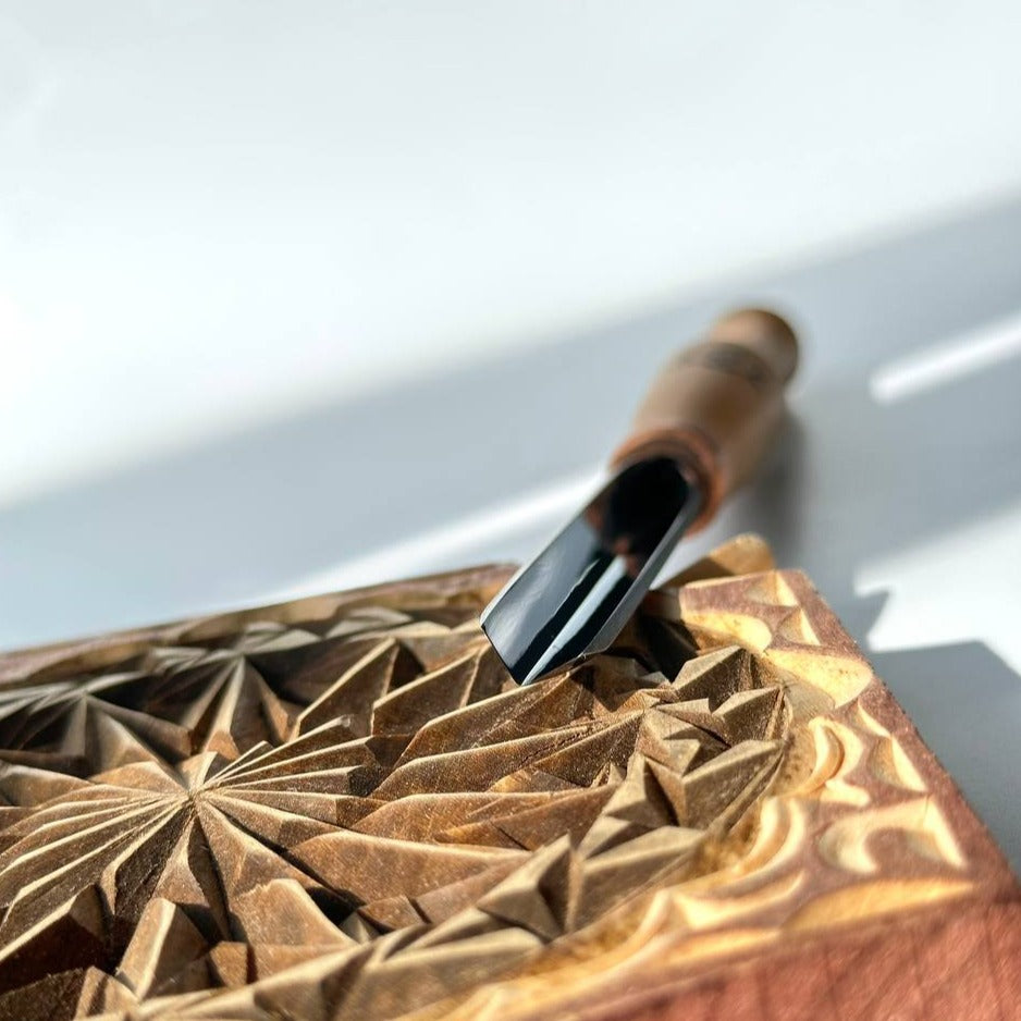 Cincel de separación en V para tallar virutas Stryi-AY Profi, cuchillo para tallar madera, cuchillo para tallar virutas, herramientas para tallar madera, herramientas Stryi