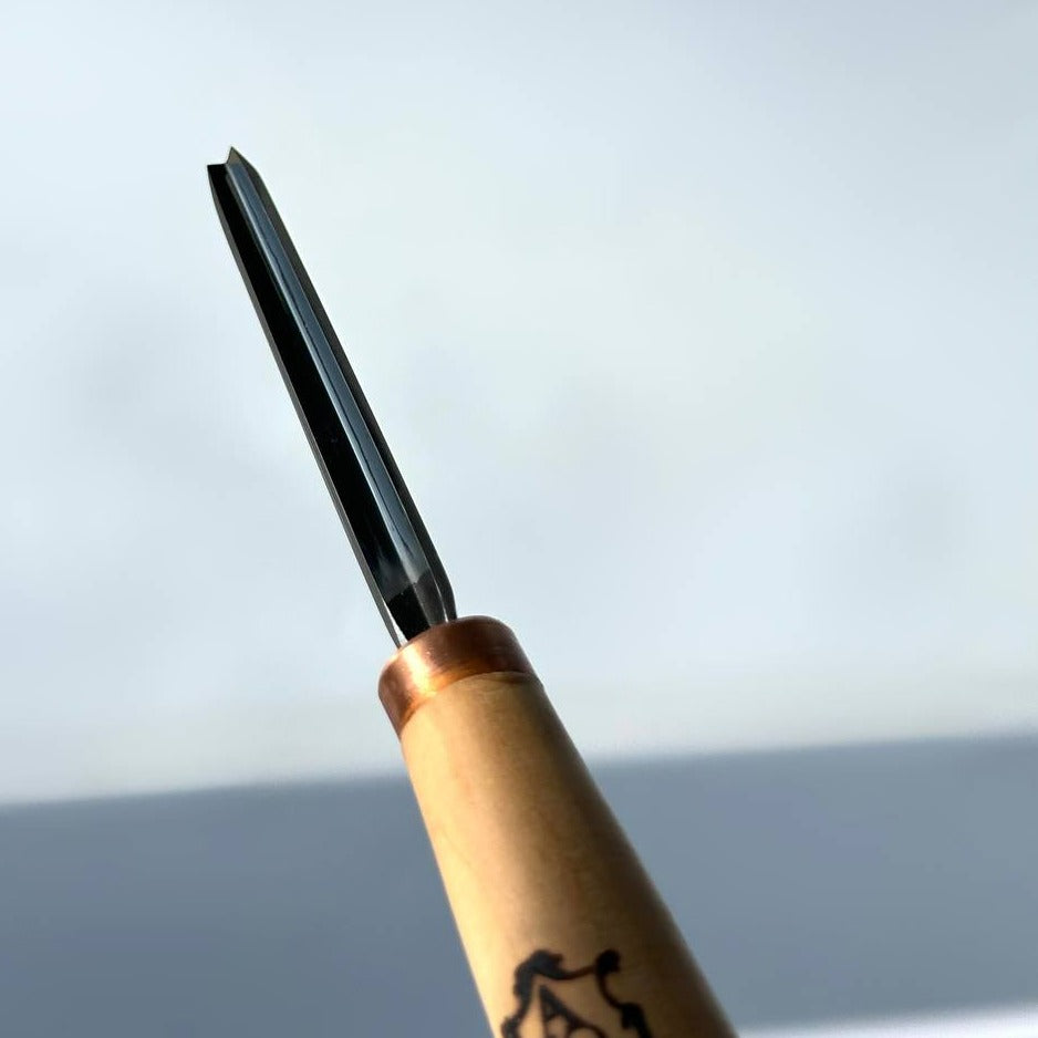 Cincel de separación en V para tallar virutas Stryi-AY Profi, cuchillo para tallar madera, cuchillo para tallar virutas, herramientas para tallar madera, herramientas Stryi