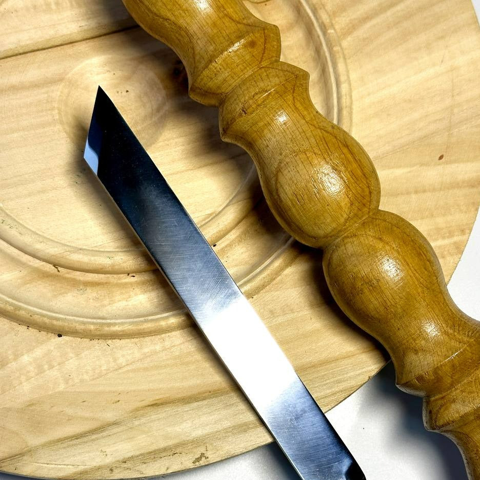 Cincel oblicuo STRYI Profi 45 grados, 20mm, herramienta de trabajo de torno, herramientas de torneado de madera