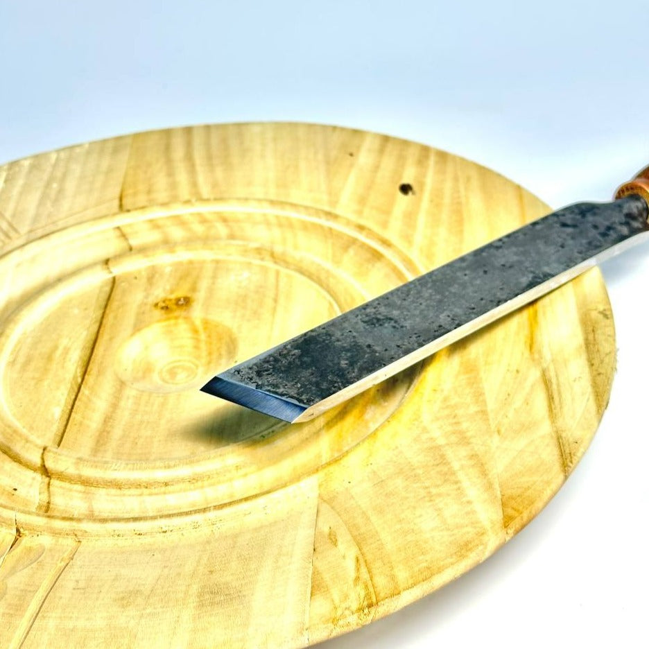 Cincel oblicuo STRYI Standart 70 grados, 30 mm. Sin pulir. Herramienta de trabajo de torno, herramienta de torneado de madera STRYI