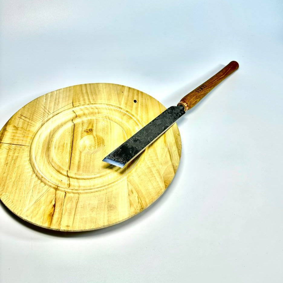 Cincel oblicuo STRYI Standart 70 grados, 30 mm. Sin pulir. Herramienta de trabajo de torno, herramienta de torneado de madera STRYI